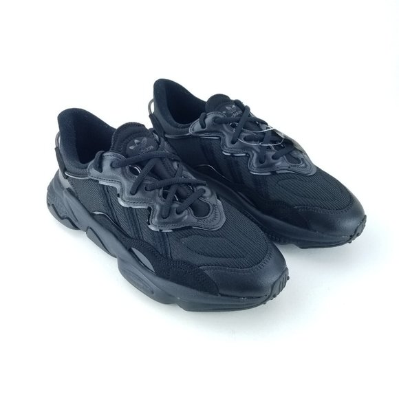 Adidas Originals Ozweego Shoes Triple Black Men’s Sneakers FX6028 Sizes 8, 8.5 - Picture 2 of 7